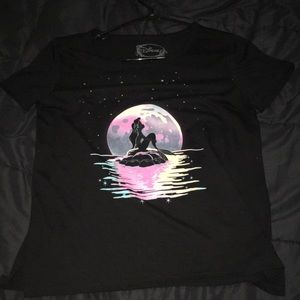 black little mermaid t shirt